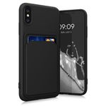 Husa pentru iPhone X/iPhone XS, Silicon, Negru, 55120.01 fotografia produsului