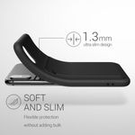 Husa pentru iPhone X/iPhone XS, Silicon, Negru, 55120.01 fotografia produsului View 3 S