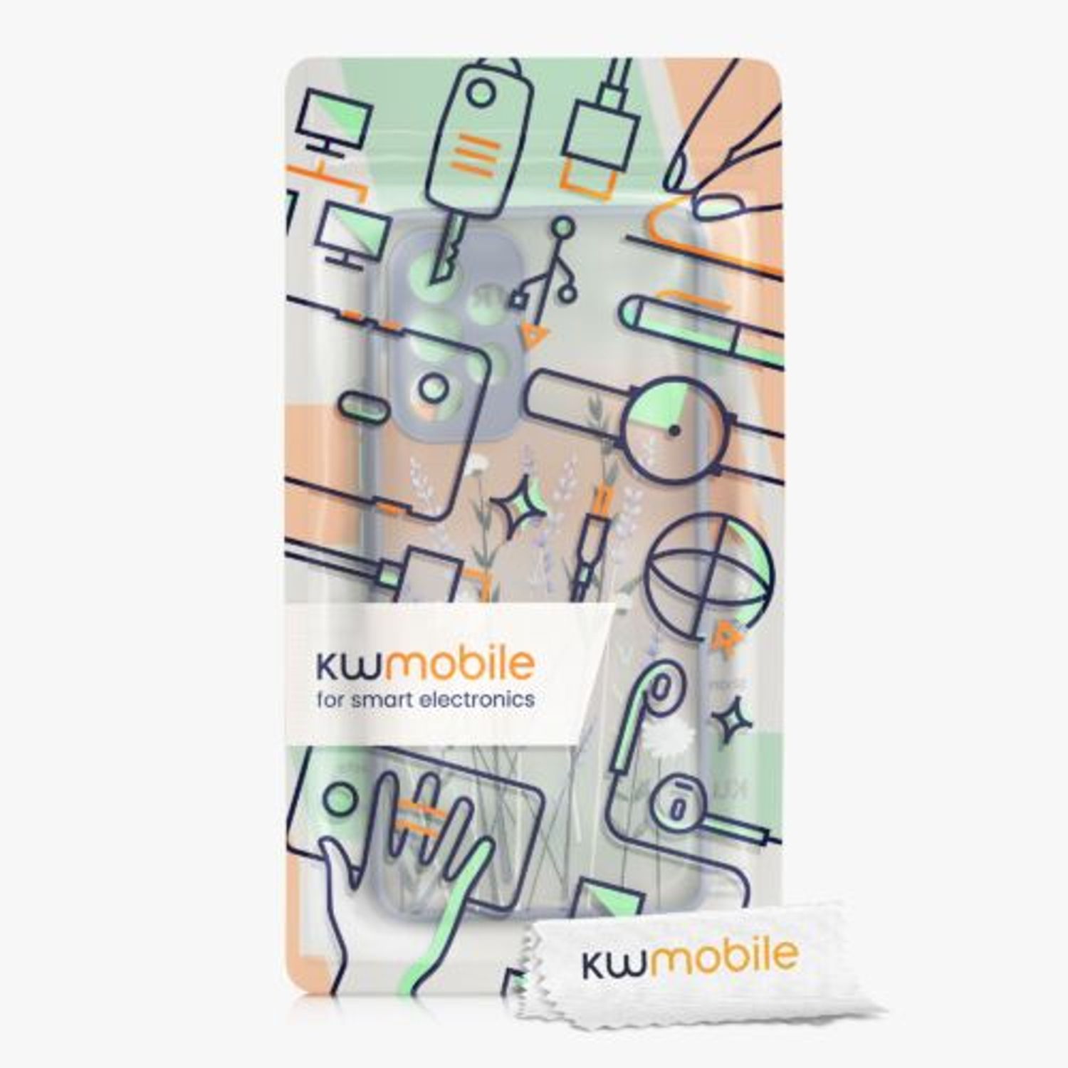 Husa Kwmobile pentru Samsung Galaxy A53 5G, Silicon, Multicolor, 58413.01 fotografia produsului View 7 L