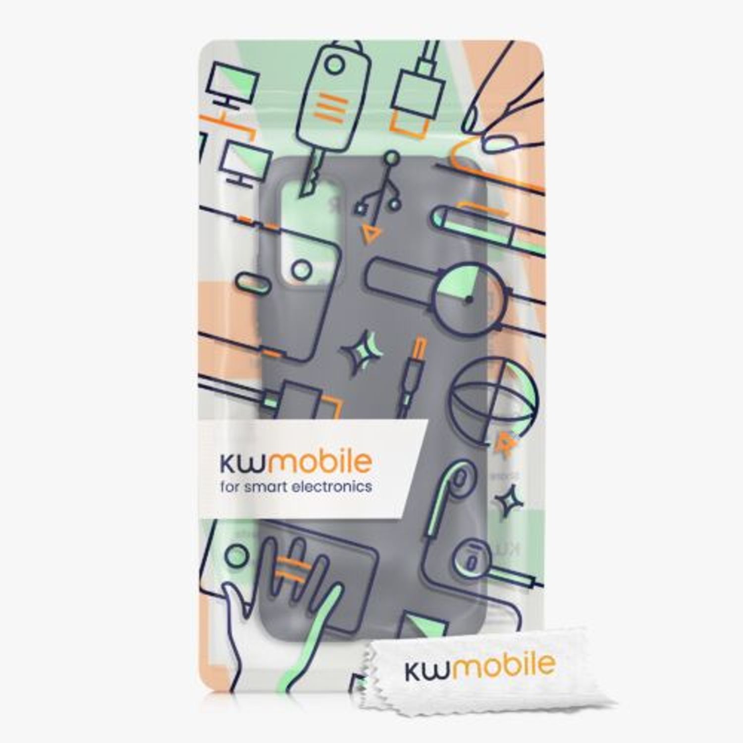 Husa Kwmobile pentru Xiaomi Redmi Note 10 5G, Silicon, Albastru, 54947.186 fotografia produsului View 7 L