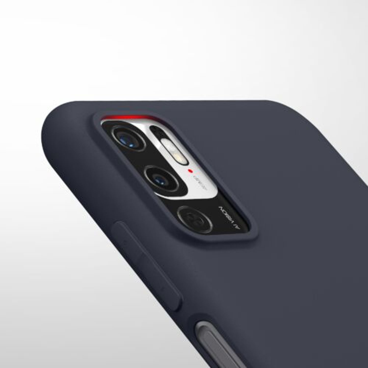 Husa Kwmobile pentru Xiaomi Redmi Note 10 5G, Silicon, Albastru, 54947.186 fotografia produsului View 8 L