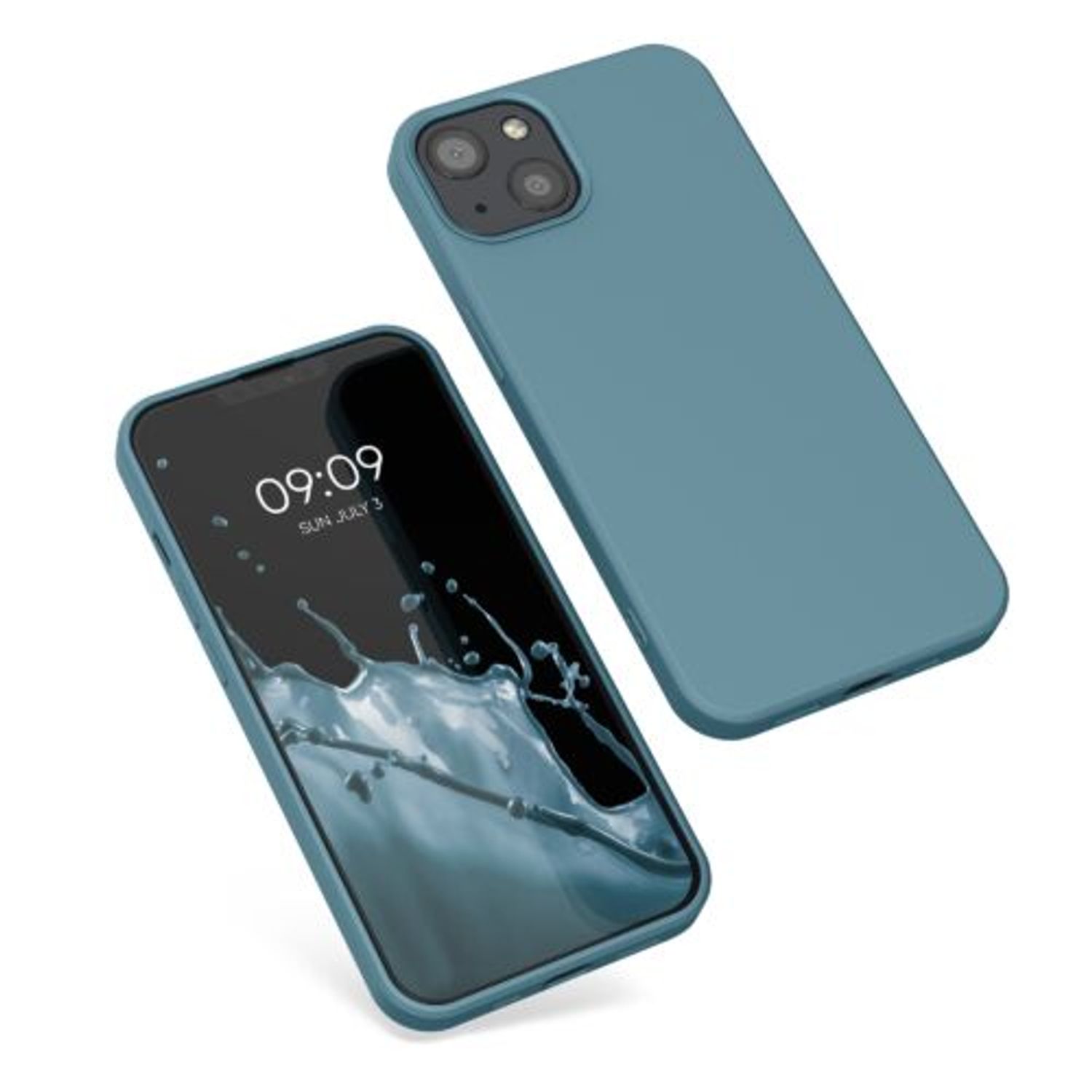Husa Kwmobile pentru Apple iPhone 13, Silicon, Verde, 55948.207 fotografia produsului