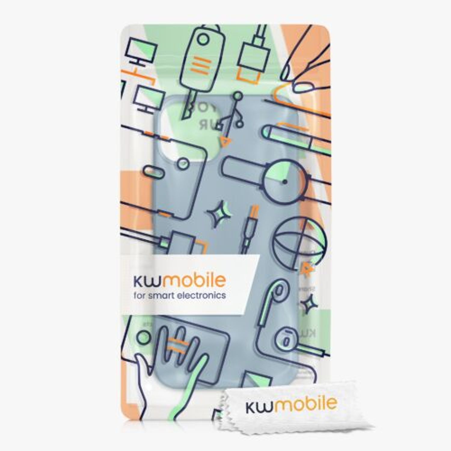 Husa Kwmobile pentru Apple iPhone 13, Silicon, Verde, 55948.206 fotografia produsului View 7 L
