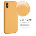 Husa pentru iPhone X/iPhone XS, Silicon, Galben, 49982.217 fotografia produsului View 5 S