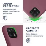 Husa Kwmobile pentru Samsung Galaxy A22 5G, Silicon, Violet, 58471.167 fotografia produsului View 3 S
