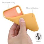 Husa pentru iPhone X/iPhone XS, Silicon, Galben, 49982.217 fotografia produsului View 4 S