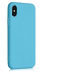 Husa pentru iPhone X/iPhone XS, Silicon, Albastru, 49982.223 fotografia produsului View 9 S