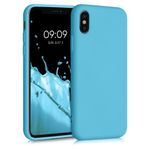 Husa pentru iPhone X/iPhone XS, Silicon, Albastru, 49982.223 fotografia produsului