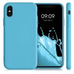 Husa pentru iPhone X/iPhone XS, Silicon, Albastru, 49982.223 fotografia produsului View 2 S