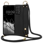 Husa Kwmobile pentru Samsung Galaxy A53 5G, Silicon, Negru, 58497.01 fotografia produsului