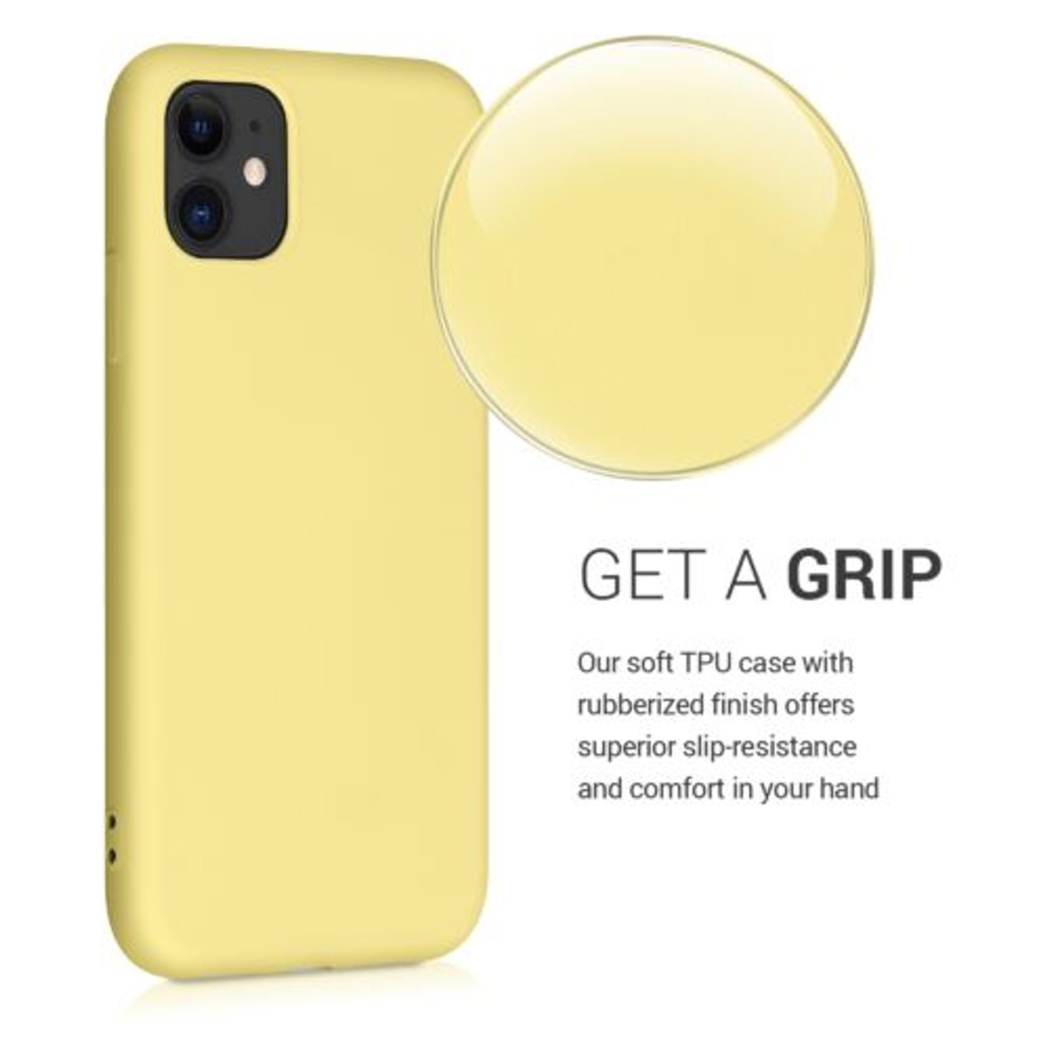 Husa pentru iPhone X/iPhone XS, Silicon, Galben, 49982.216 fotografia produsului View 14 L