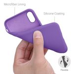 Husa pentru iPhone X/iPhone XS, Silicon, Mov, 49982.221 fotografia produsului View 4 S