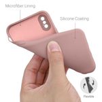 Husa pentru iPhone X/iPhone XS, Silicon, Roz, 49982.193 fotografia produsului View 4 S