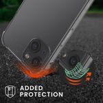 Husa Kwmobile pentru Apple iPhone 13, Silicon, Transparent/Albastru, 55949.04 fotografia produsului View 2 S