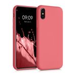 Husa pentru iPhone X/iPhone XS, Silicon, Roz, 49982.219 fotografia produsului