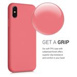 Husa pentru iPhone X/iPhone XS, Silicon, Roz, 49982.219 fotografia produsului View 5 S
