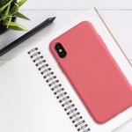Husa pentru iPhone X/iPhone XS, Silicon, Roz, 49982.219 fotografia produsului View 3 S