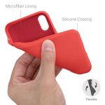 Husa pentru iPhone X/iPhone XS, Silicon, Rosu, 49982.218 fotografia produsului View 4 S