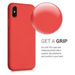 Husa pentru iPhone X/iPhone XS, Silicon, Rosu, 49982.218 fotografia produsului View 5 S