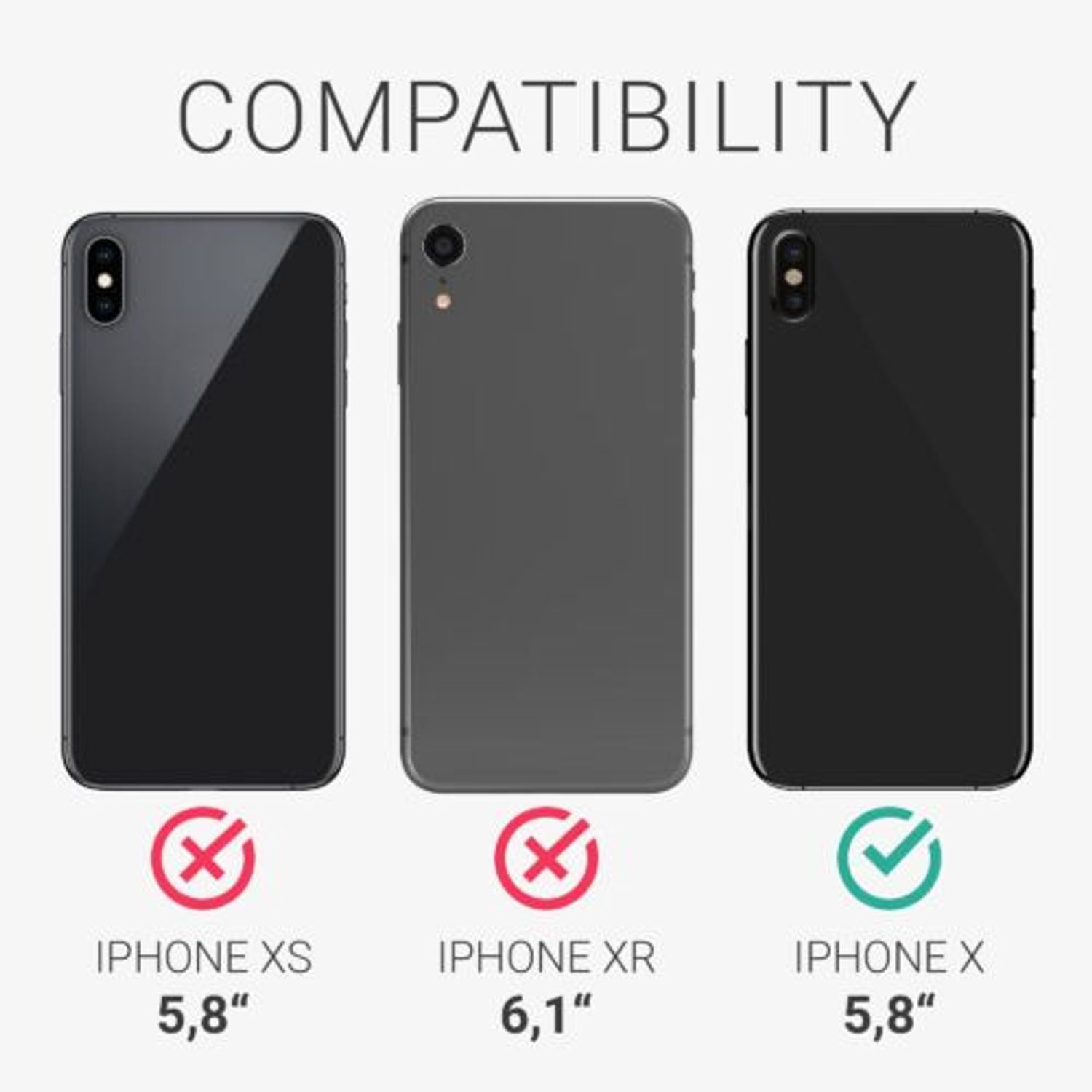 Husa pentru iPhone X/iPhone XS, Silicon, Rosu, 49982.218 fotografia produsului View 6 L