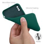 Husa pentru iPhone X/iPhone XS, Silicon, Verde, 49982.184 fotografia produsului View 4 S