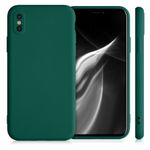 Husa pentru iPhone X/iPhone XS, Silicon, Verde, 49982.184 fotografia produsului View 2 S