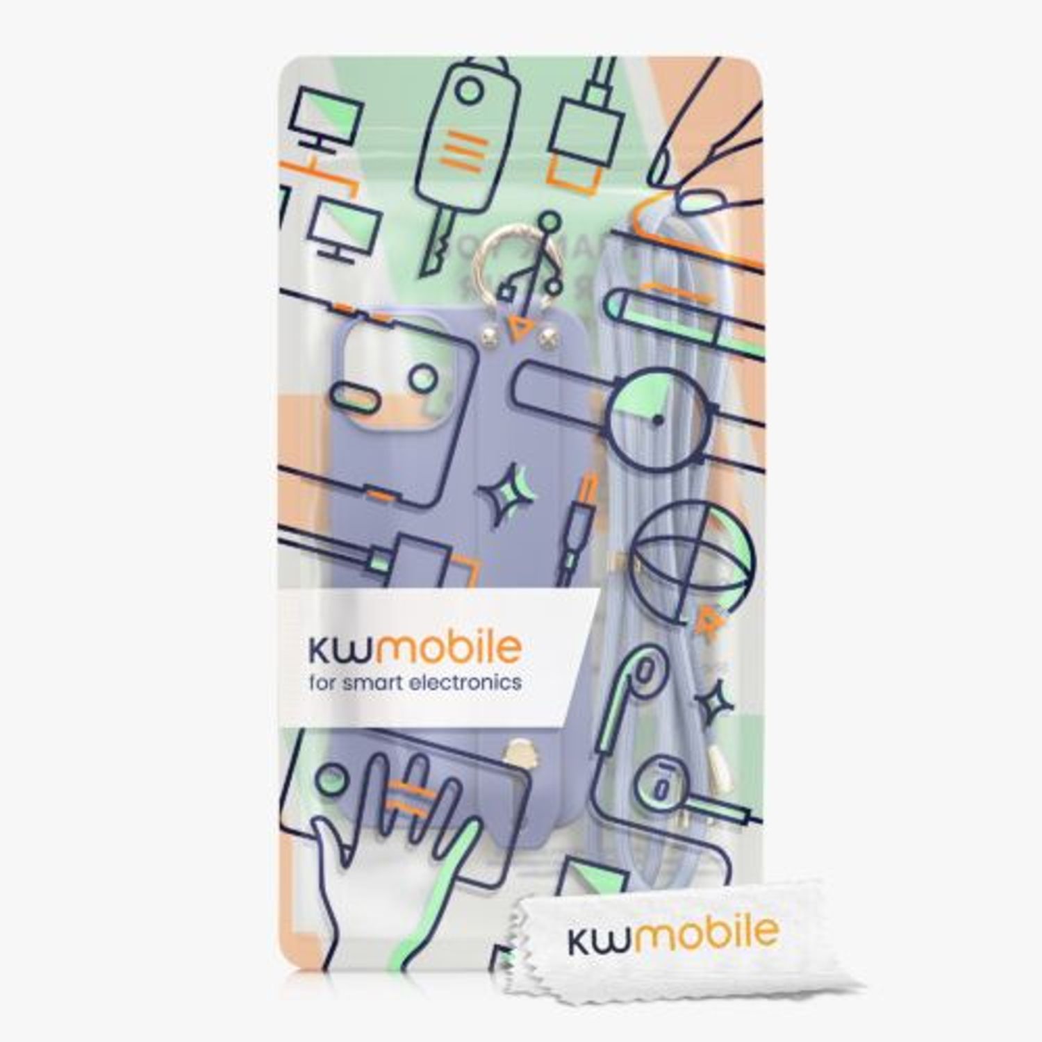 Husa Kwmobile pentru Apple iPhone 13, Silicon, Albastru, 56425.130 fotografia produsului View 7 L