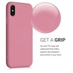 Husa pentru Apple iPhone X/iPhone XS, Silicon, Roz, 49982.212 fotografia produsului View 5 S
