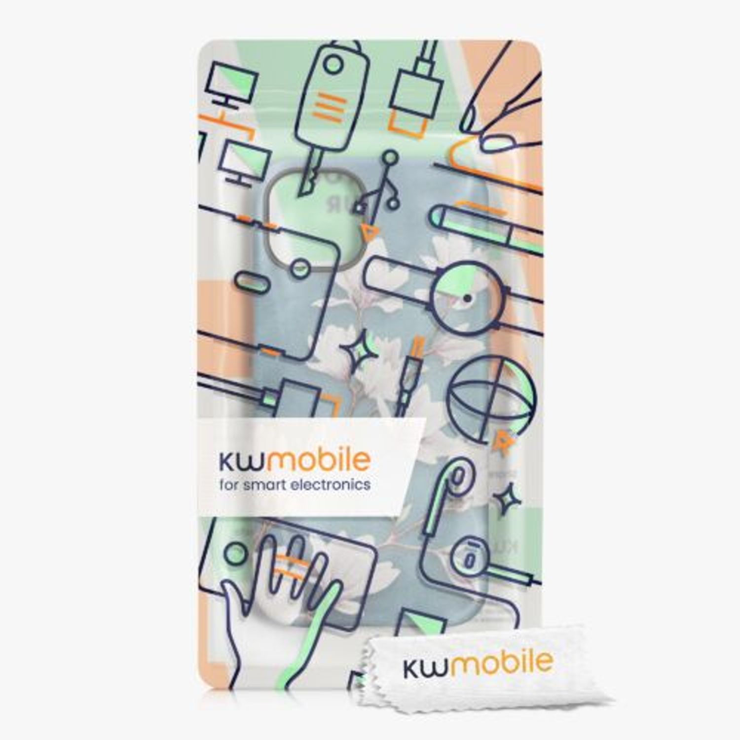 Husa Kwmobile pentru Apple iPhone 13, Piele ecologica, Multicolor, 58526.02 fotografia produsului View 6 L