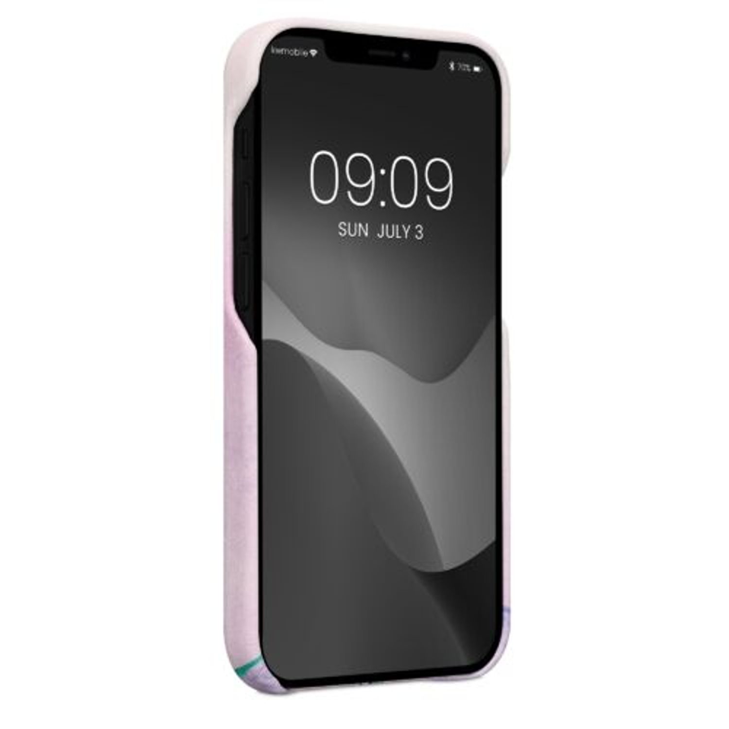 Husa Kwmobile pentru Apple iPhone 12 Mini, Piele ecologica, Multicolor, 58523.01 fotografia produsului View 5 L