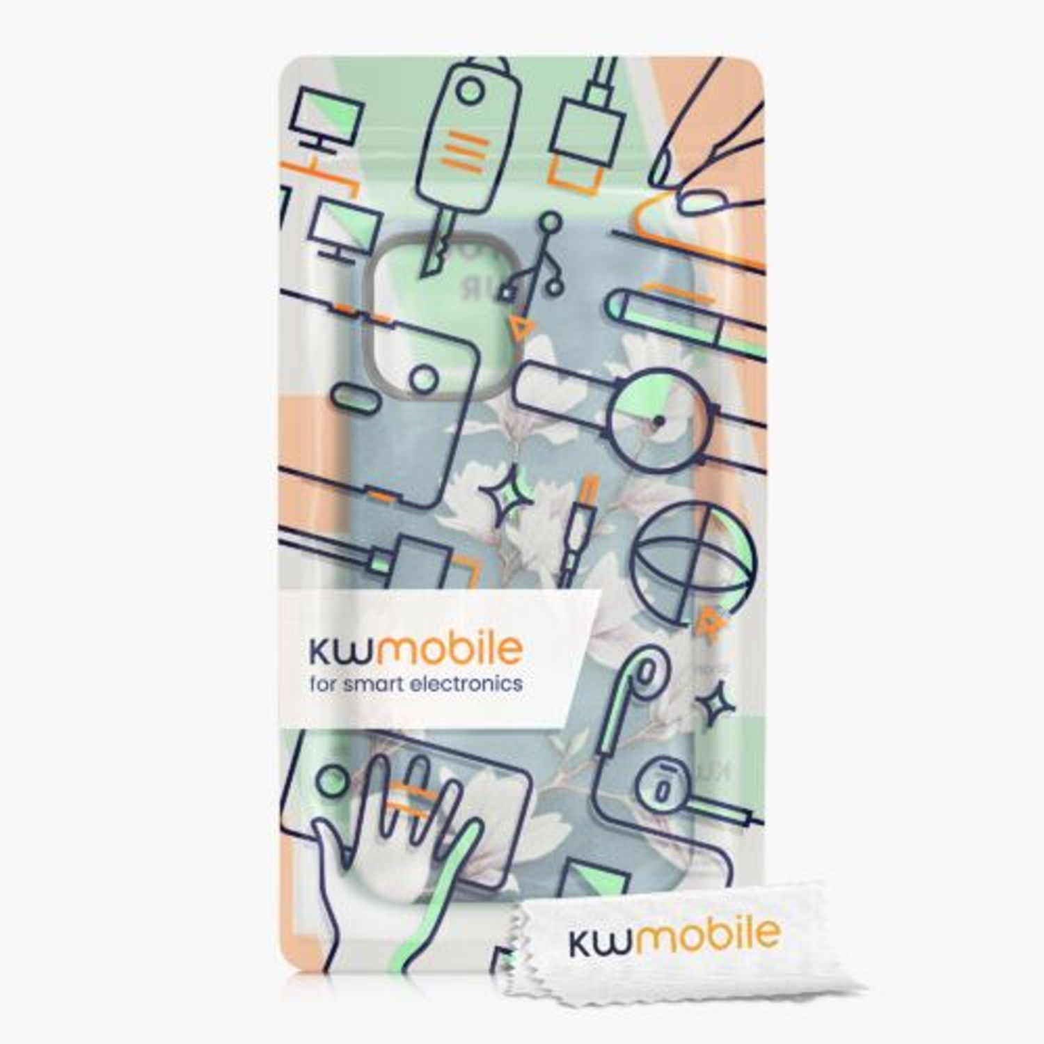 Husa Kwmobile pentru Apple iPhone 12/iPhone 12 Pro, Piele ecologica, Multicolor, 58525.02 fotografia produsului View 6 L