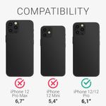 Husa Kwmobile pentru Apple iPhone 12/iPhone 12 Pro, Piele ecologica, Multicolor, 58525.02 fotografia produsului View 5 S
