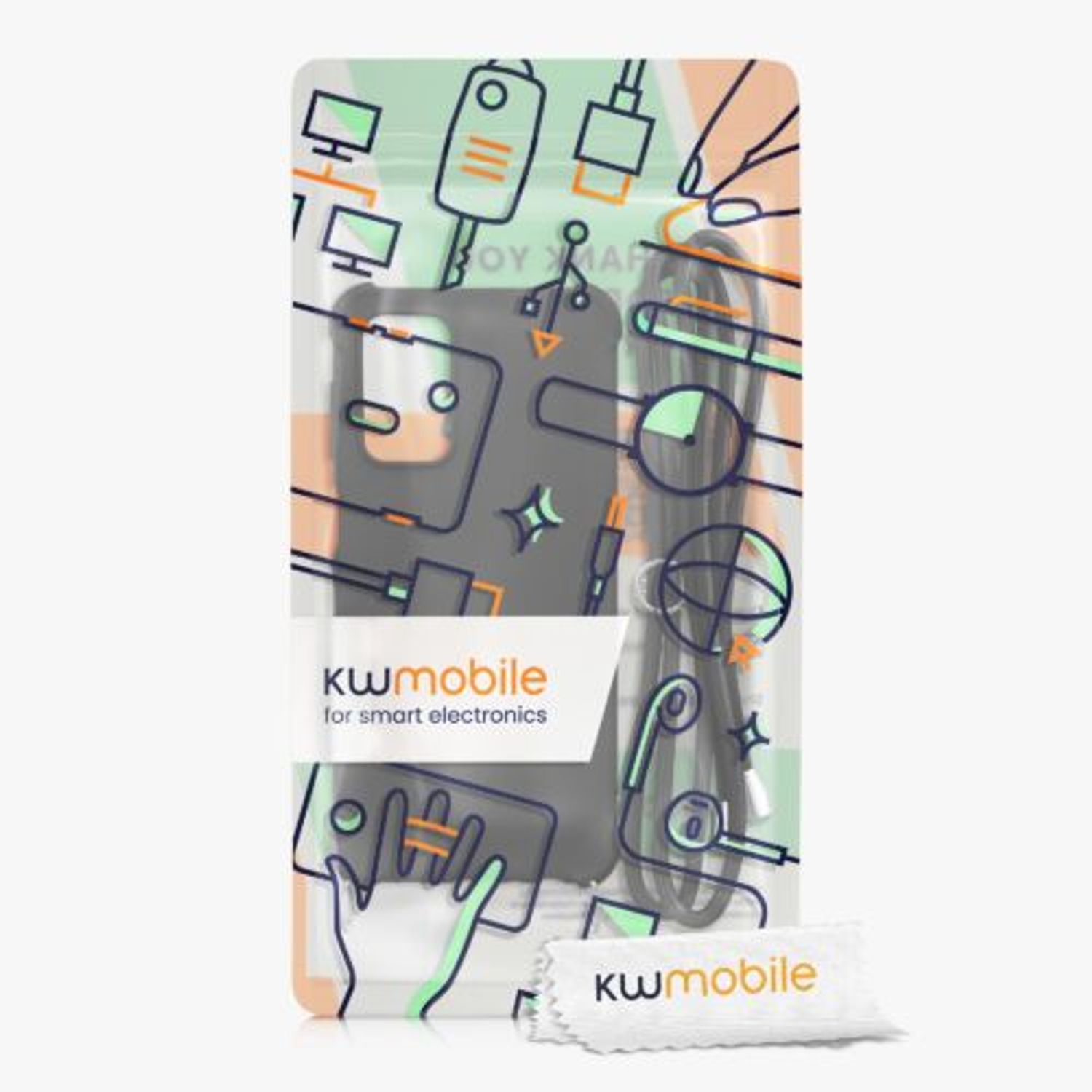 Husa Kwmobile pentru Samsung Galaxy A23, Silicon, Negru, 58564.01 fotografia produsului View 7 L