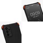 Husa Kwmobile pentru Samsung Galaxy A23, Silicon, Negru, 58564.01 fotografia produsului View 8 S