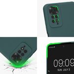 Husa Kwmobile pentru Xiaomi Redmi Note 11/Redmi Note 11s, Silicon, Verde, 57918.169 fotografia produsului View 7 S