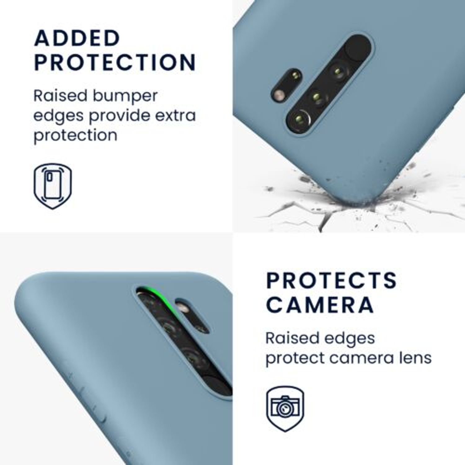Husa Kwmobile pentru Xiaomi Redmi Note 8 Pro, Silicon, Verde, 50242.207 fotografia produsului View 5 L