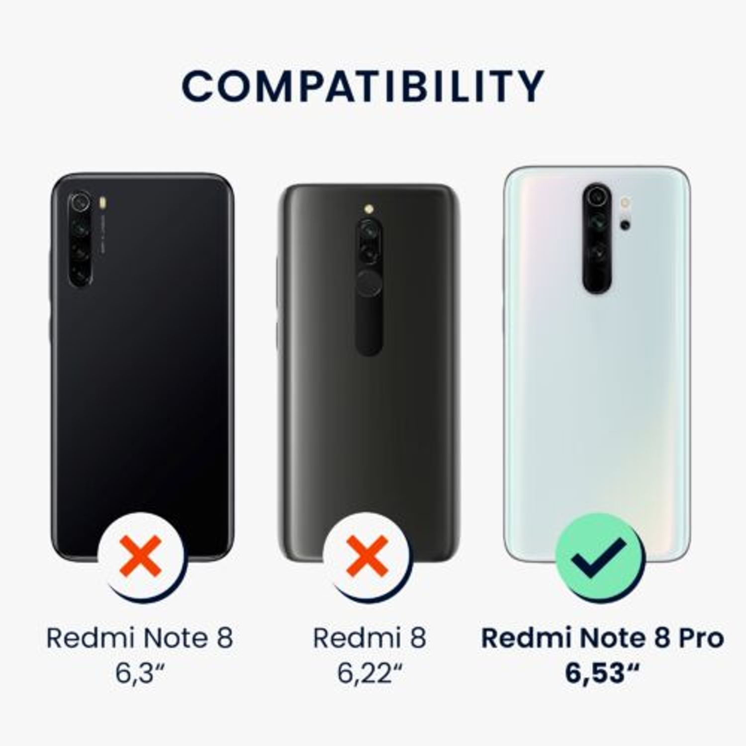 Husa Kwmobile pentru Xiaomi Redmi Note 8 Pro, Silicon, Verde, 50242.207 fotografia produsului View 6 L