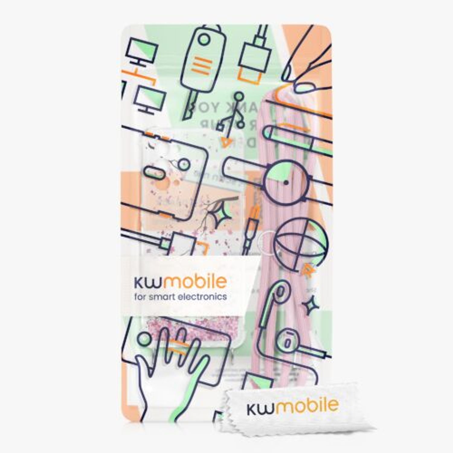 Husa Kwmobile pentru OPPO Find X3 Lite, Silicon, Multicolor, 58583.01 fotografia produsului View 5 L