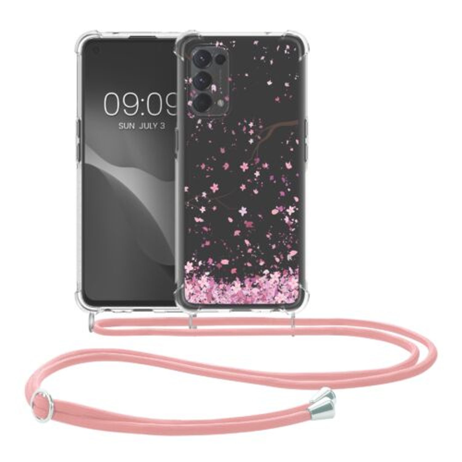 Husa Kwmobile pentru OPPO Find X3 Lite, Silicon, Multicolor, 58583.01 fotografia produsului