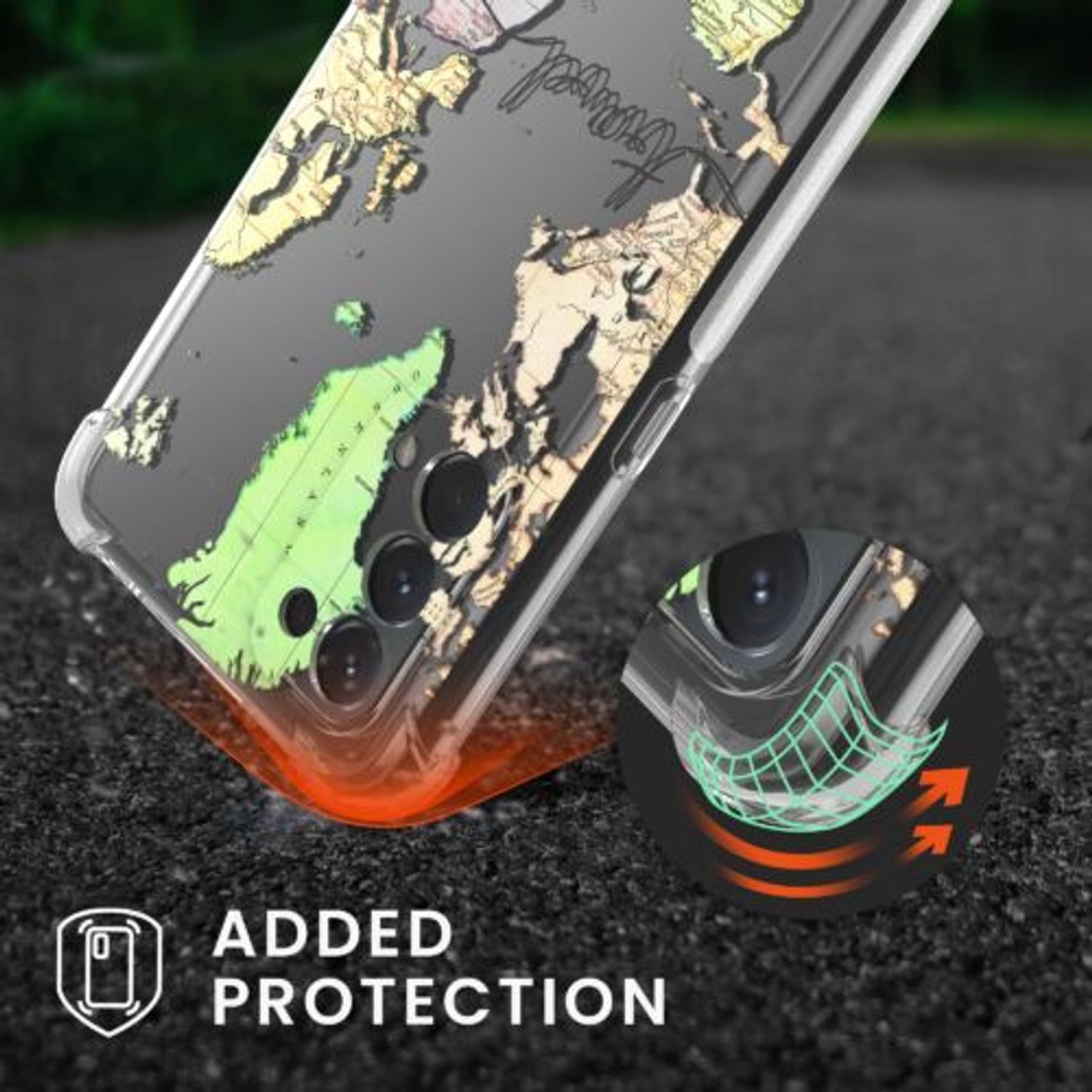 Husa Kwmobile pentru OPPO Find X3 Lite, Silicon, Multicolor, 58583.02 fotografia produsului View 2 L