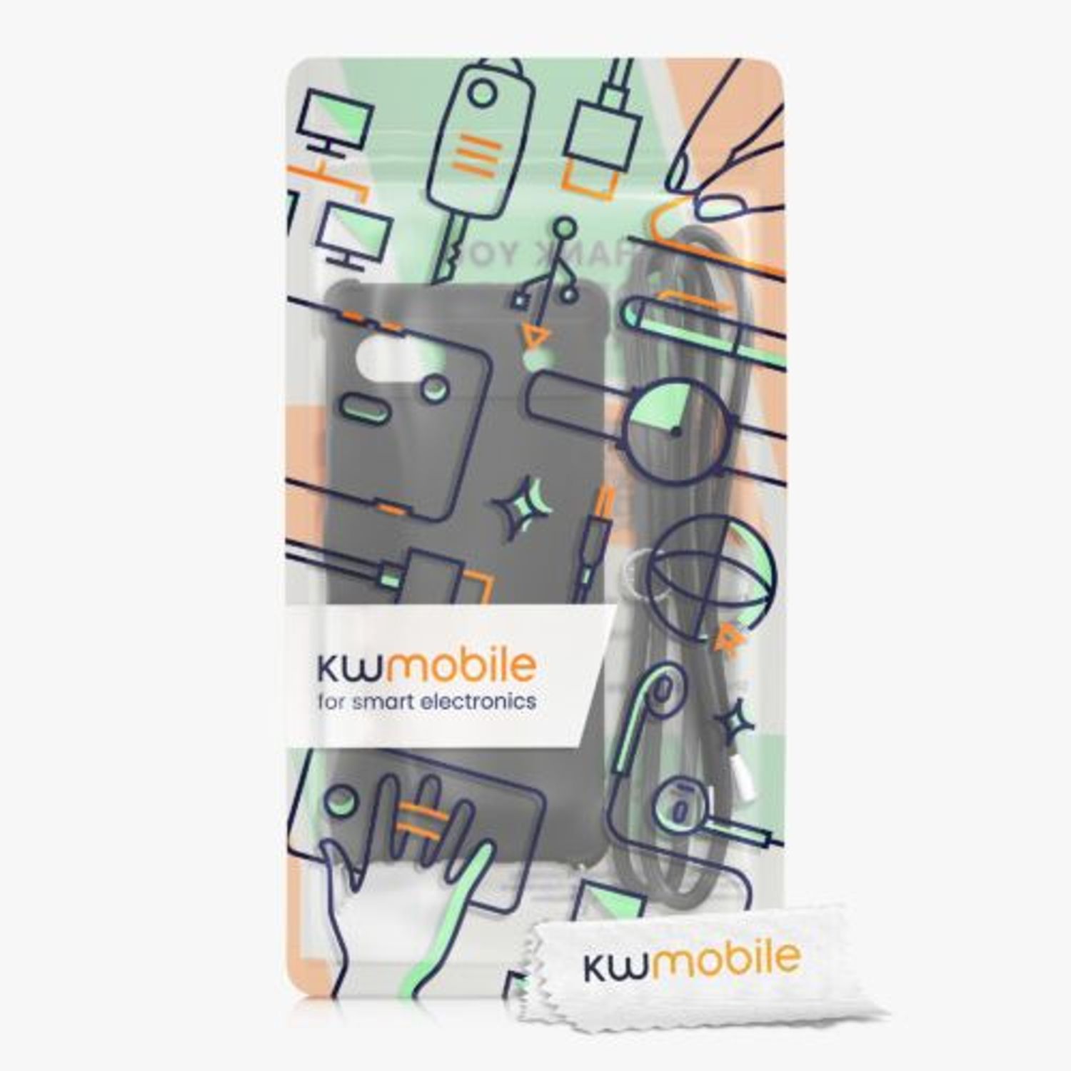 Husa Kwmobile pentru Google Pixel 6a, Silicon, Negru, 58567.01 fotografia produsului View 7 L