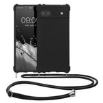 Husa Kwmobile pentru Google Pixel 6a, Silicon, Negru, 58567.01 fotografia produsului