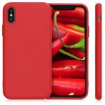 Husa pentru Apple iPhone X/iPhone XS, Silicon, Rosu, 49982.51 fotografia produsului View 6 S