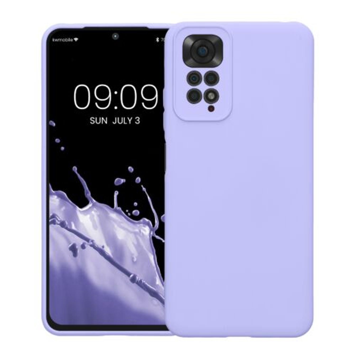 Husa Kwmobile pentru Xiaomi Redmi Note 11/Redmi Note 11s, Silicon, Mov, 57918.139 fotografia produsului