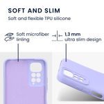 Husa Kwmobile pentru Xiaomi Redmi Note 11/Redmi Note 11s, Silicon, Mov, 57918.139 fotografia produsului View 2 S