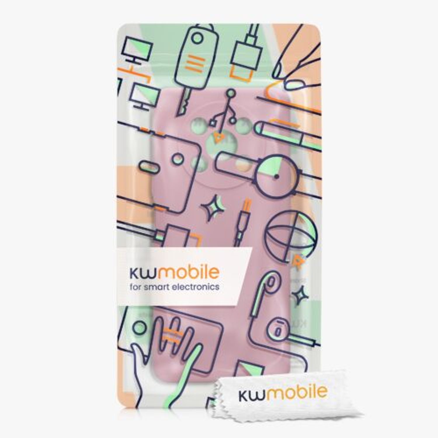Husa Kwmobile pentru Honor Magic 4 Lite 5G, Silicon, Violet, 58580.167 fotografia produsului View 3 L