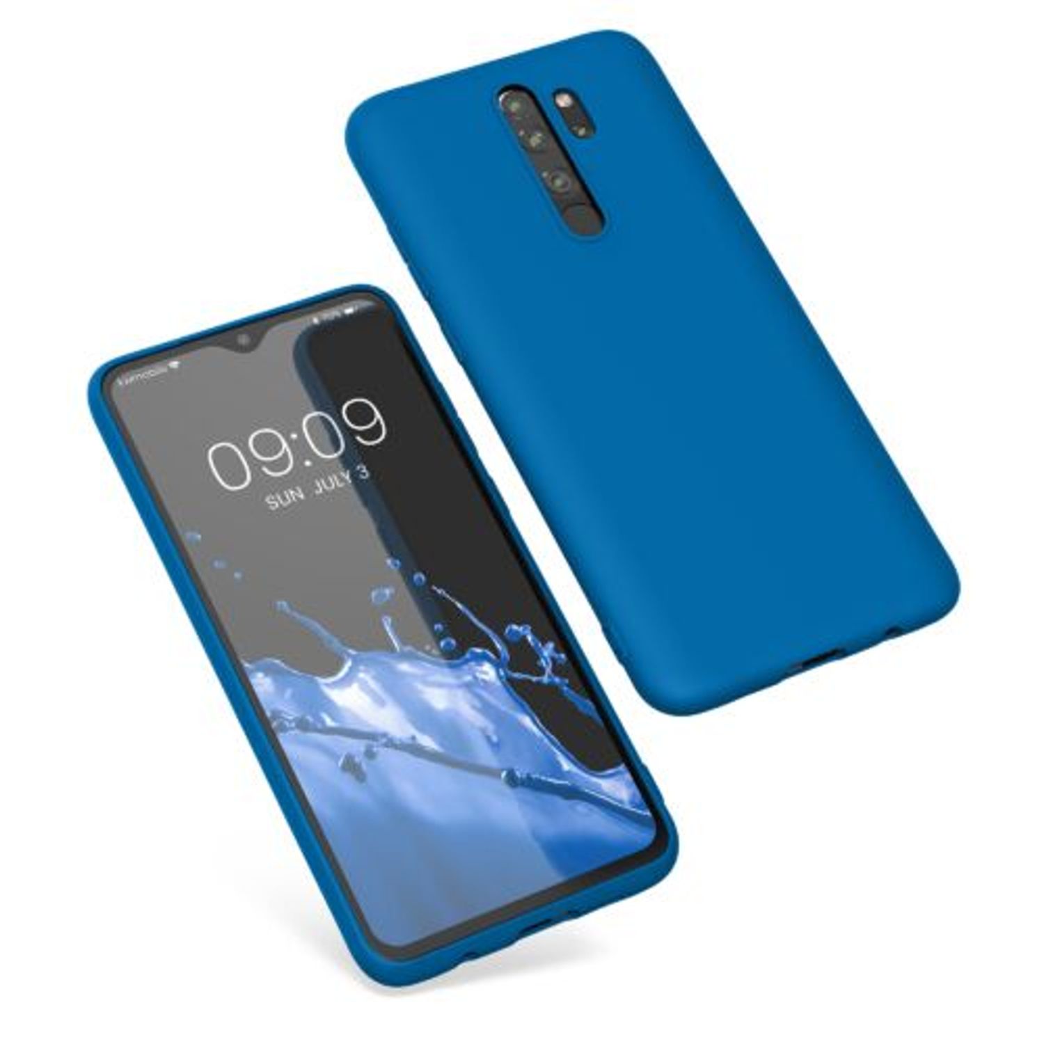 Husa Kwmobile pentru Xiaomi Redmi Note 8 Pro, Silicon, Albastru, 50242.228 fotografia produsului