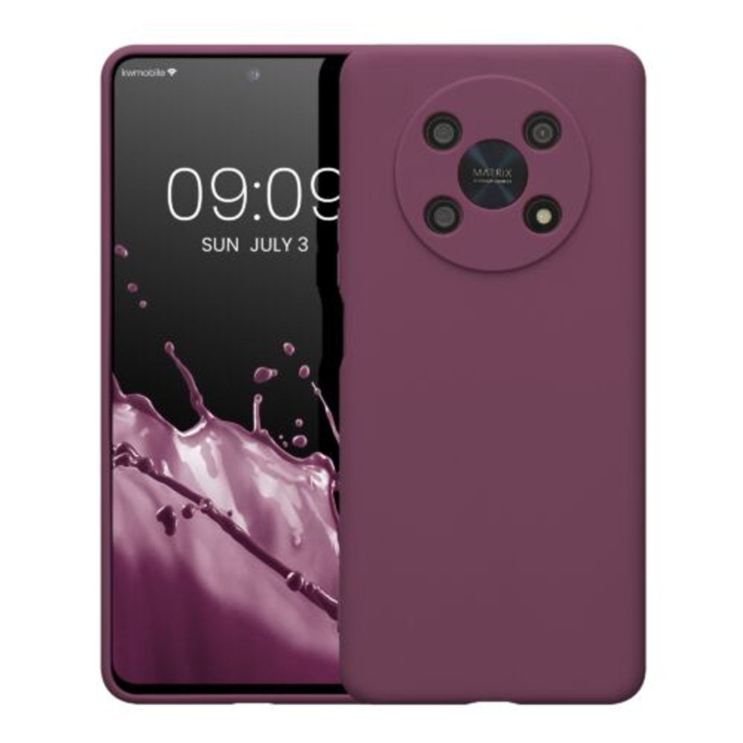 Husa Kwmobile pentru Honor Magic 4 Lite 5G, Silicon, Violet, 58580.187 fotografia produsului