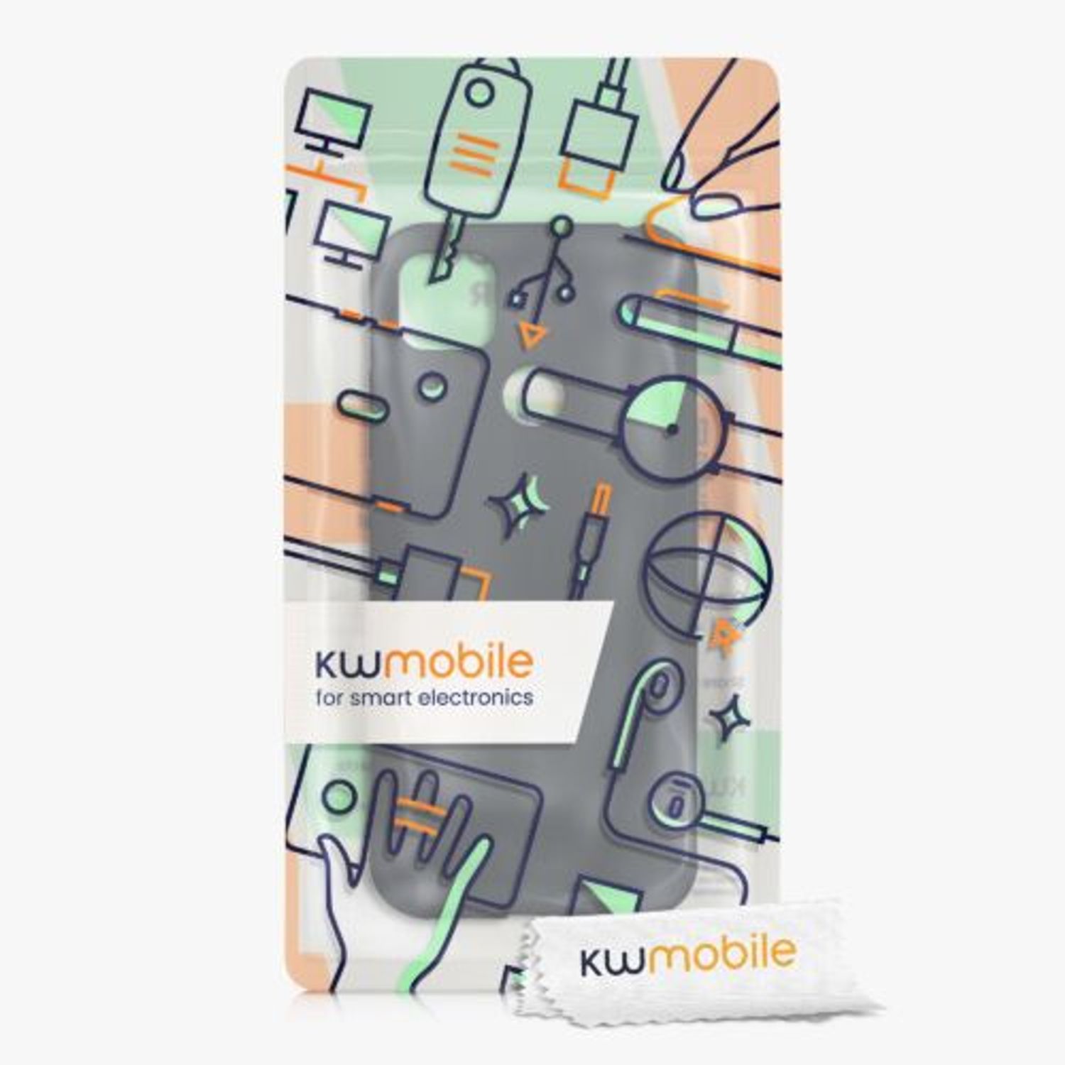 Husa Kwmobile pentru Xiaomi Redmi 9C, Silicon, Negru, 56565.47 fotografia produsului View 6 L