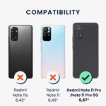 Husa Kwmobile pentru Xiaomi Redmi Note 11 Pro/Redmi Note 11 Pro 5G, Silicon, Verde, 58650.14 fotografia produsului View 5 S
